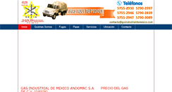 Desktop Screenshot of gasindustrialdemexico.com
